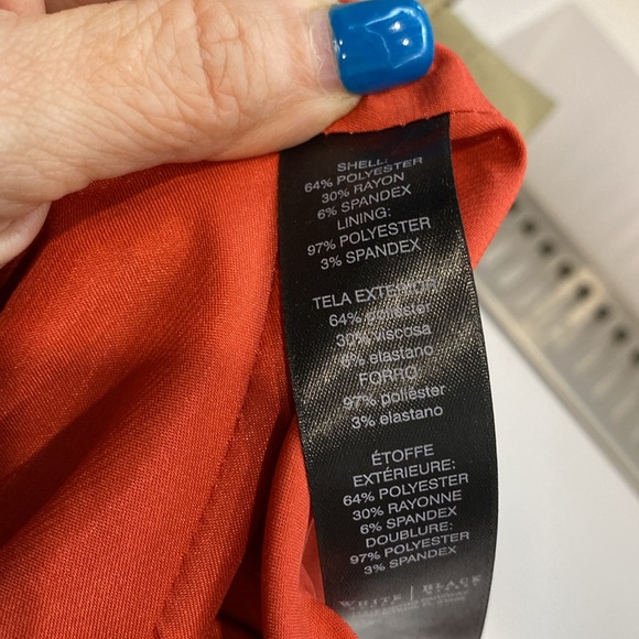 White House | Black Market Criss Cross Fully Lined Sheath Dress |Size 4 - Picture 12 of 12